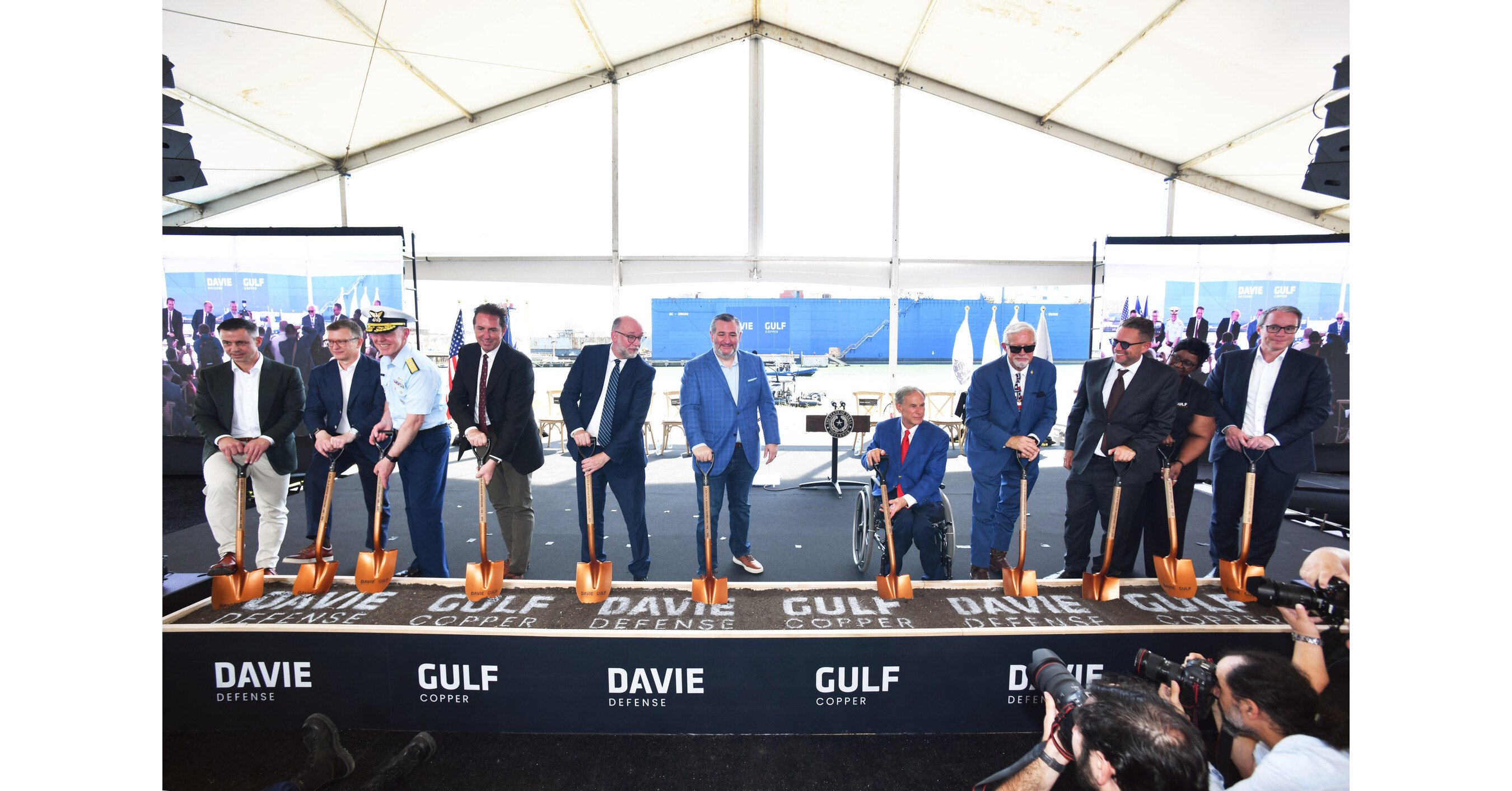 Davie Defense Breaks Ground on $1BN Modernization of Gulf Copper Shipyards in Texas to Build Coast Guard Icebreakers
