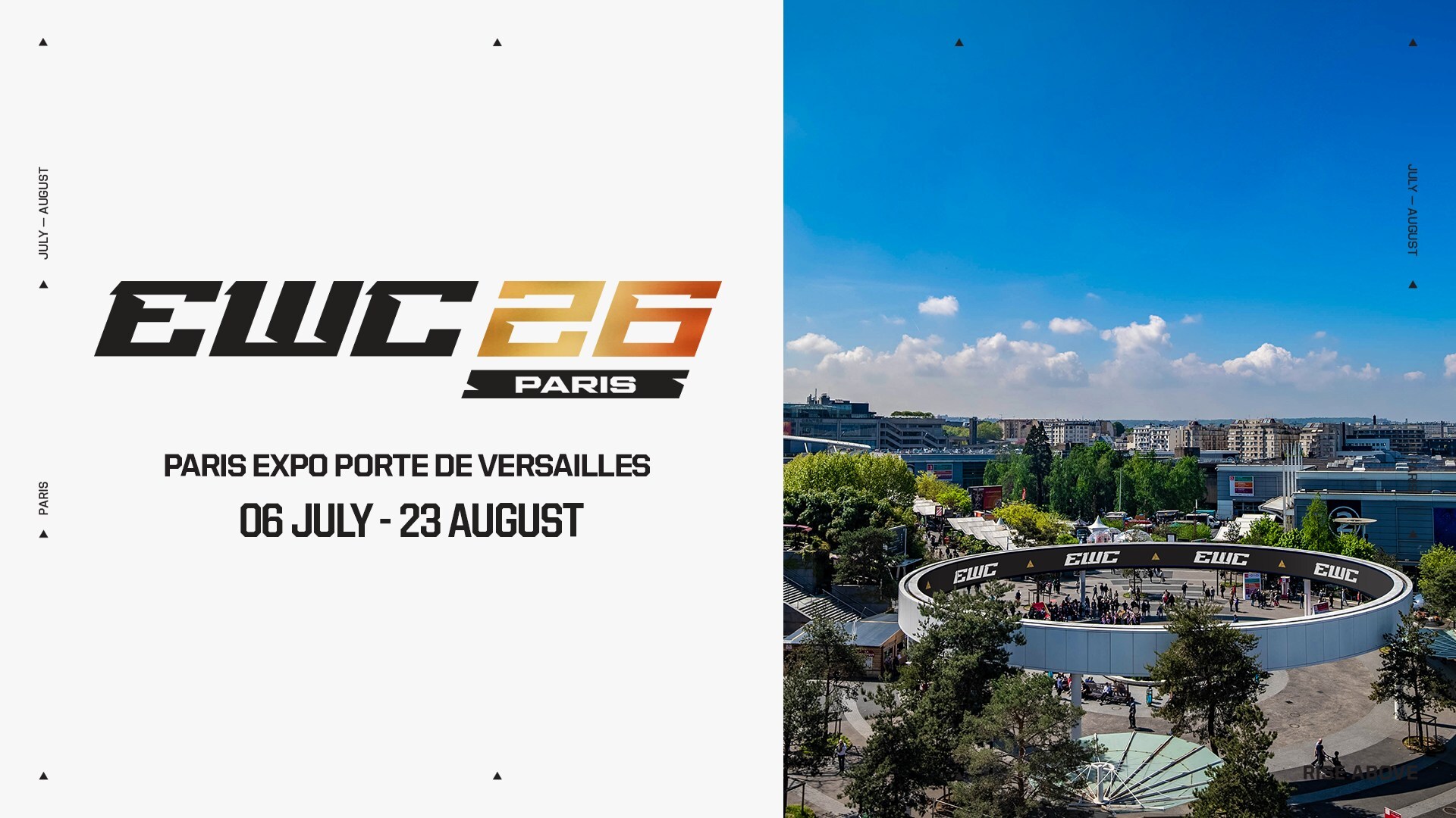 Esports World Cup 2026 Venue Announced: Paris Expo Porte de Versailles, Tickets Live Now for All 25 Competitions