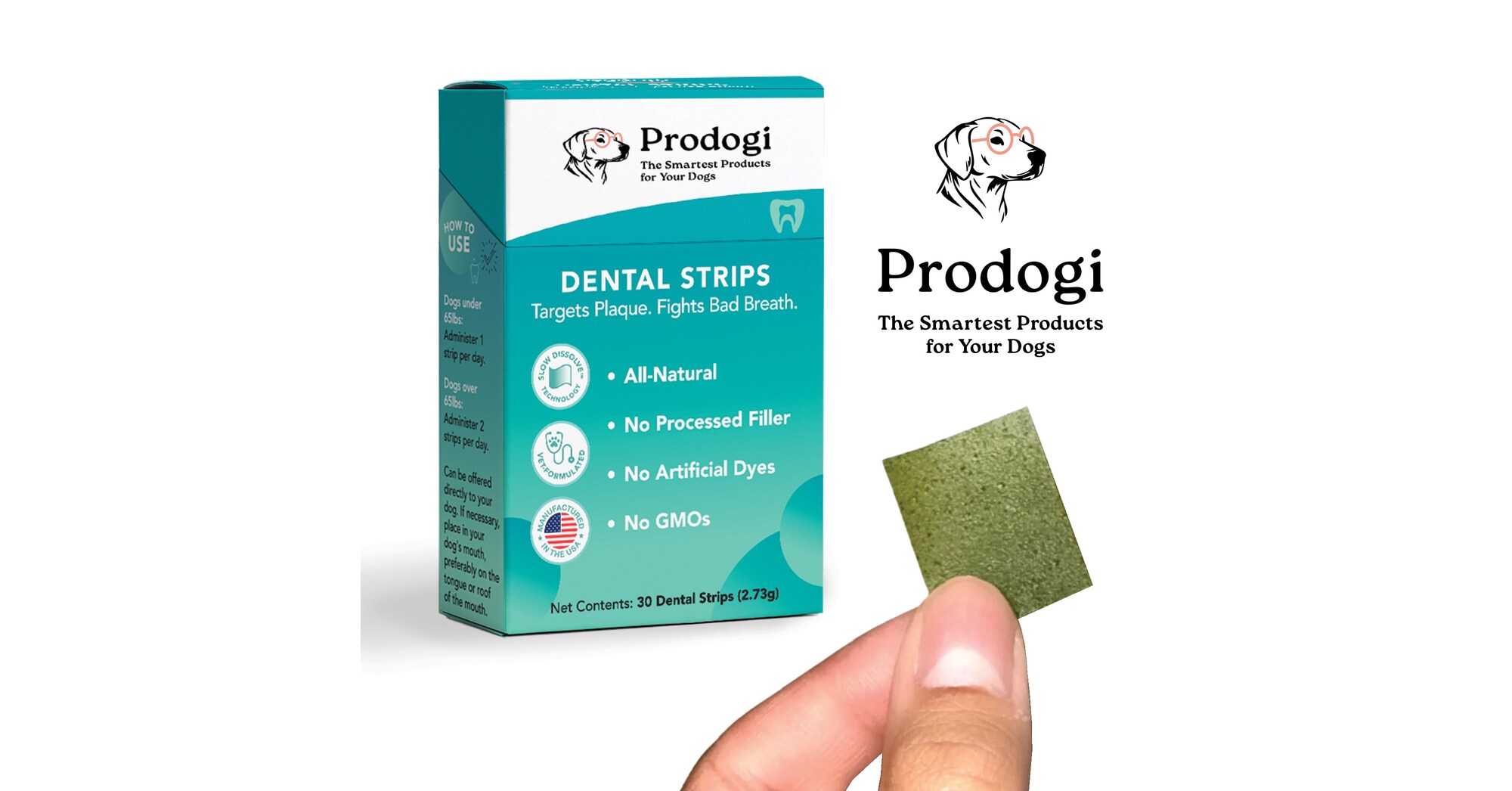 Veterinarian-Founded Startup Prodogi Launches First Oral Health Strip for Dogs with Slow Dissolve Technology