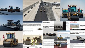 XCMG Digital & Intelligent Road Construction Solutions Support Oman's First AI-Powered Autonomous Asphalt Paving Demonstration