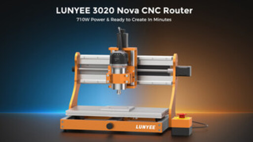 LUNYEE bringt die 3020 Nova CNC Router auf den Markt, um die Desktop-CNC leistungsfähiger und einfacher zu machen