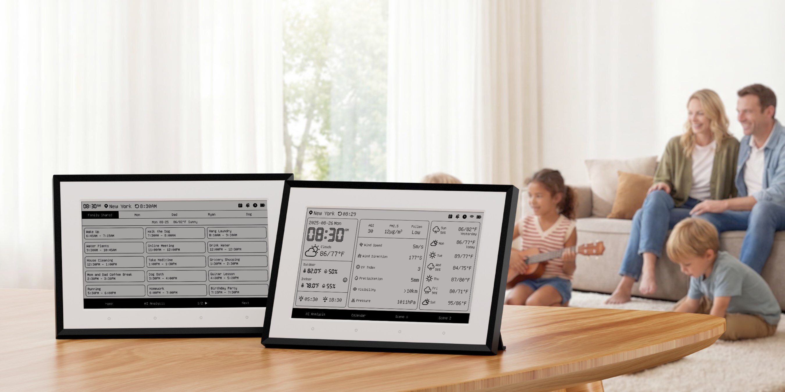 SwitchBot launches an E-ink weather station with smart calendar features