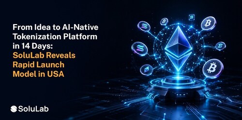 AI-Native Tokenization. Live in 14 Days. SoluLab's Expertise AI-Native Tokenization. Live in 14 Days. SoluLab's Expertise
