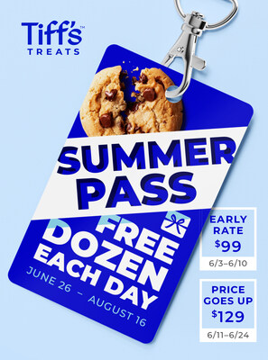 Tiff's Treats Launches "Summer Pass": More Than $1,000 Worth of Cookies for Just $99