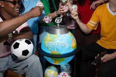 This summer, BuzzBallz is leveling up game-day hosting with the Buzz Around the World Bar Cart.