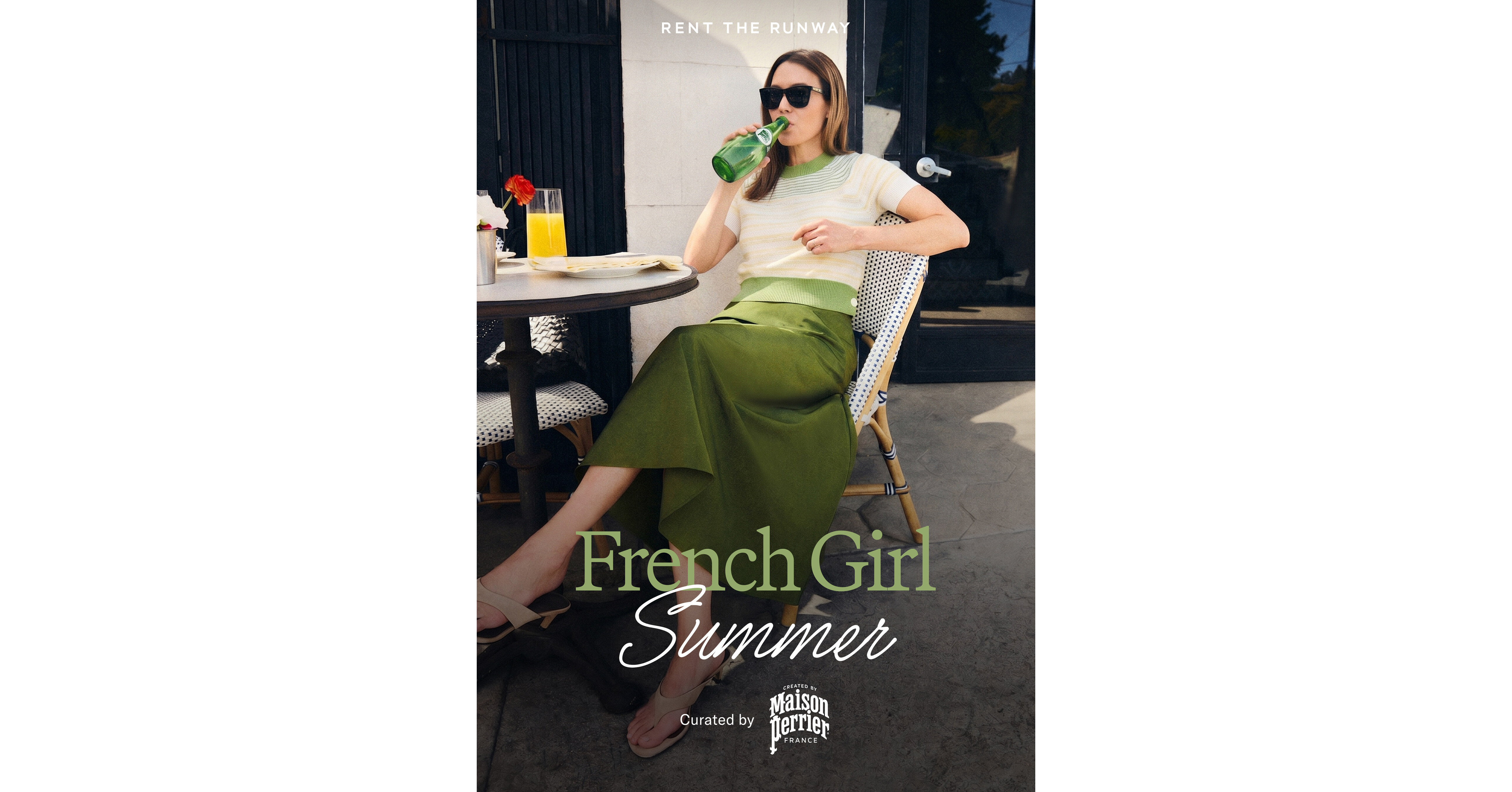 Maison Perrier® Drops First-Ever Fashion Edit with Rent the Runway to Bring Effortless French Style Stateside this Summer
