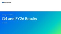 MiniMed Delivers Strong Fourth Quarter and Full Fiscal Year 2026 Financial Results; Provides Fiscal Year 2027 Outlook