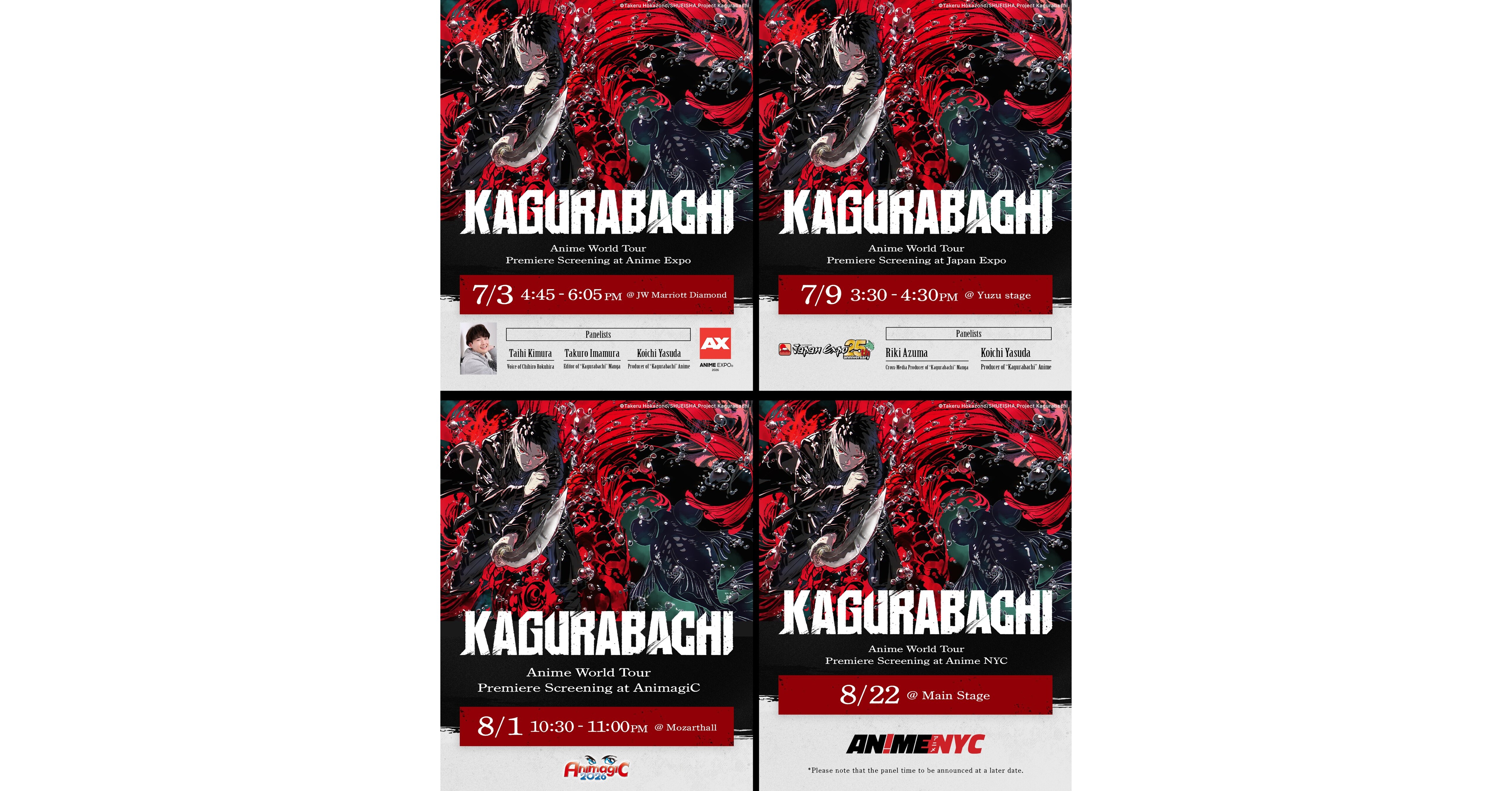 Anime KAGURABACHI Unveils Details for Anime World Tour Part 1!