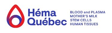 Héma-Québec logo (CNW Group/Héma-Québec) Héma-Québec logo (CNW Group/Héma-Québec)