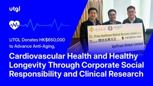 UTGL Donates HK$650,000 to Advance Anti-Aging, Cardiovascular Health and Healthy Longevity Through Corporate Social Responsibility and Clinical Research