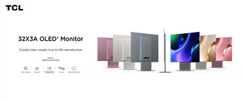 TCL 32X3A OLED+ Monitor