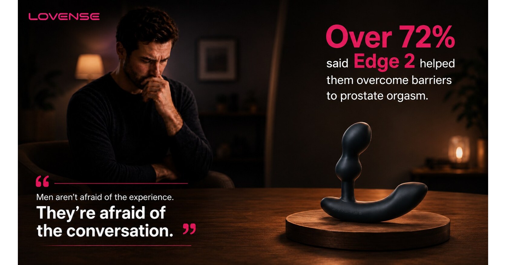 Lovense Survey Uncovers the Hidden Stigma Holding Men Back from Prostate Pleasure