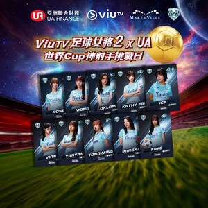 ViuTV《足球女將2》成員挑機 UA世界Cup神秘鋼門