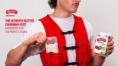 Lactantia Launches The Ultimate, First-of-Its-Kind, Butter Churning Vest for Canadians Looking to Partake in the Viral Runner Butter Trend
