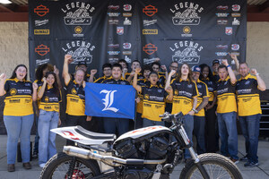 High School Students Build Motorcycle with Racing Legends, Earn Victory Lap at Tennessee Flat Track Event