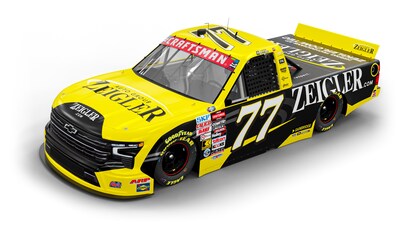 Carson Hocevar to pilot the Zeigler.com No. 77 Chevy Silverado RST at the DQS Solutions and Staffing 250 powered by Precision Vehicle Logistics on Saturday, June 6, 2026
Courtesy: Spire Motorsports