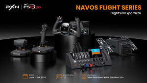 PXN Unveils All-New High-Linearity Modular NAVOS Flight Series at FlightSimExpo 2026