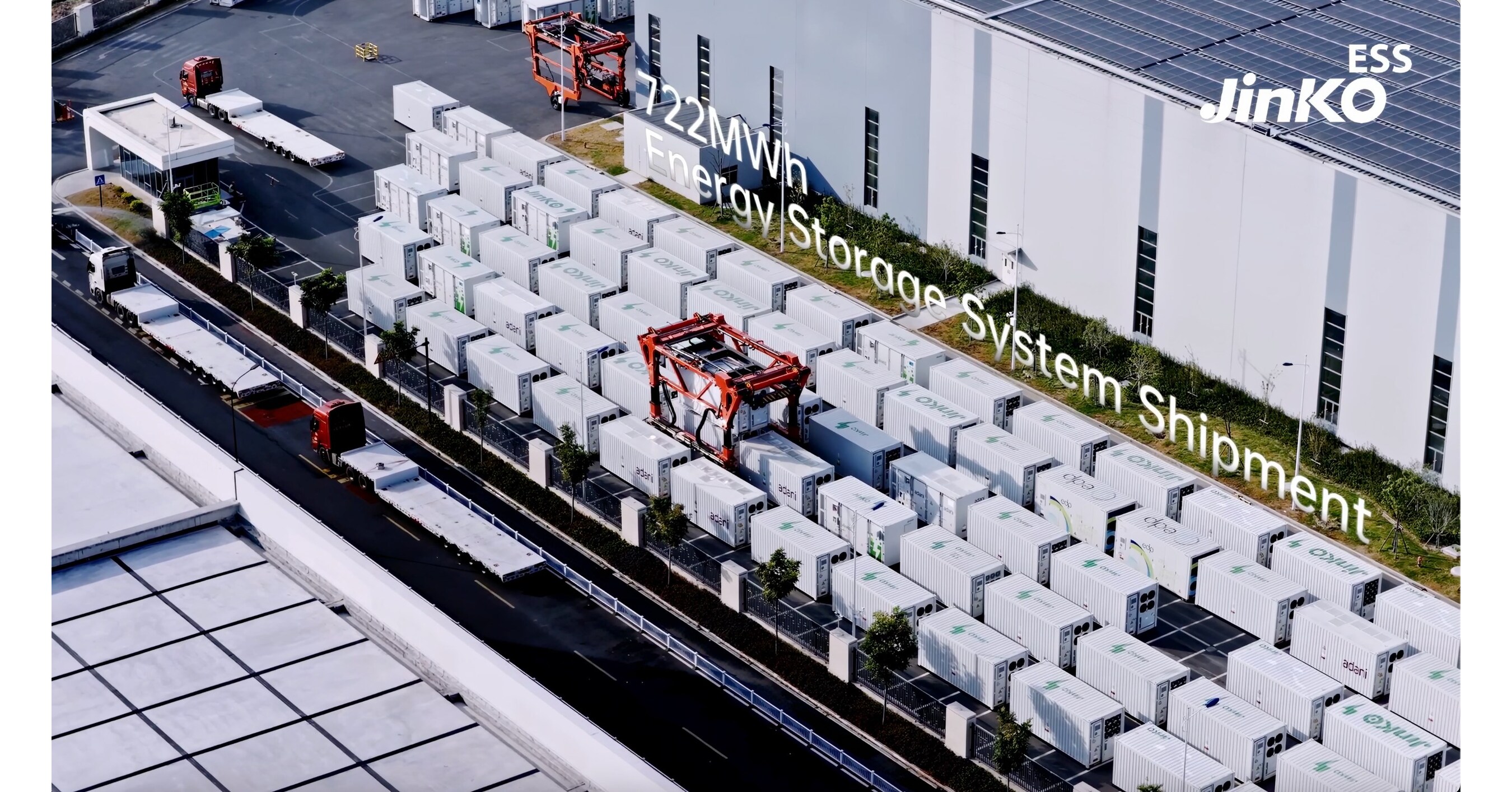 Jinko ESS Delivers 722MWh BESS for Indias Large-Scale Power Plant