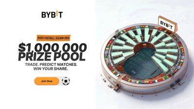 Bybit Launches Football Season 2026 Campaign With Up To $1 Million Prize Pool (PRNewsfoto/Bybit) Bybit Launches Football Season 2026 Campaign With Up To $1 Million Prize Pool (PRNewsfoto/Bybit)