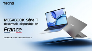 TECNO dévoile le MEGABOOK T14 Air et le T1 15.6