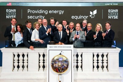 Equinor at the NYSE on June 16th. Equinor at the NYSE on June 16th.