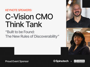 Spinutech to Sponsor CMO Think Tank Chicago; Search Experts Kip Russell and Taylor Fisher to Deliver Keynote on the Future of Brand Discoverability