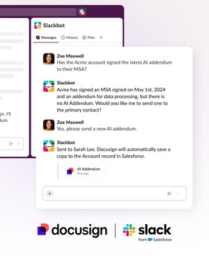 Docusign Launches Slack App to Bring Agreement Intelligence and Agentic Contract Workflows to Every Team
