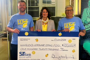 S&amp;T BANK RAISES RECORD $120,000 FOR CHILDHOOD CANCER RESEARCH