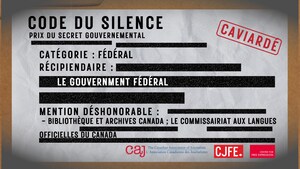Le gouvernement fédéral canadien… pour la deuxième année consécutive