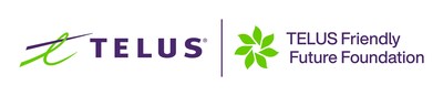 TELUS Corporation and TELUS Friendly Future Foundation logos (CNW Group/TELUS Communications Inc.) TELUS Corporation and TELUS Friendly Future Foundation logos (CNW Group/TELUS Communications Inc.)