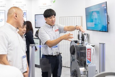 tesa at the Automotive Engineering Exposition in Yokohama, Japan