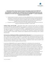 Laboratoires Pierre Fabre receives European Commission Approval for BRAFTOVI® (encorafenib) in combination with cetuximab and FOLFOX (fluorouracil, leucovorin, and oxaliplatin) for the first-line treatment of adult patients with BRAFV600E-mutant metastatic colorectal cancer (mCRC)