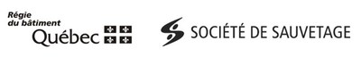 Logos Régie du bâtiment et Société de sauvetage (Groupe CNW/Régie du bâtiment du Québec) Logos Régie du bâtiment et Société de sauvetage (Groupe CNW/Régie du bâtiment du Québec)