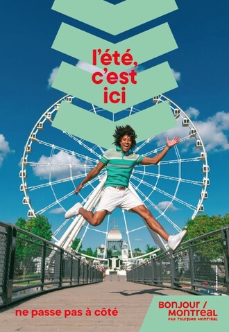 Une des images de la campagne estivale locale de Tourisme Montréal. (Groupe CNW/Tourisme Montréal)