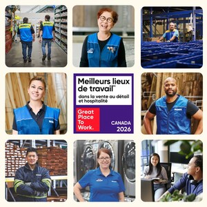 RONA PARMI LES MEILLEURS LIEUX DE TRAVAIL AU PAYS EN COMMERCE DE DÉTAIL ET EN HOSPITALITÉ