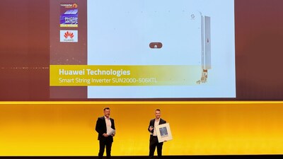 Inverter Smart String 506 kW Huawei Raih Smarter E AWARD di Ajang Intersolar Europe 2026