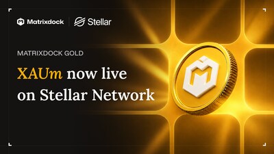 Matrixdock Expands XAUm to Stellar, Bringing Bureau Veritas-Audited and LBMA-Accredited Tokenized Gold to the Stellar Ecosystem