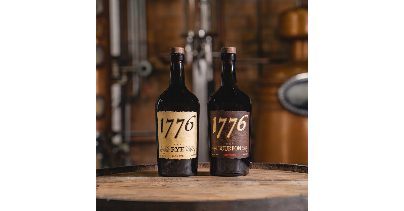 1776 Rye & Bourbon Whiskey Labels Refreshed by James E. Pepper Distillery 1776 Rye & Bourbon Whiskey Labels Refreshed by James E. Pepper Distillery