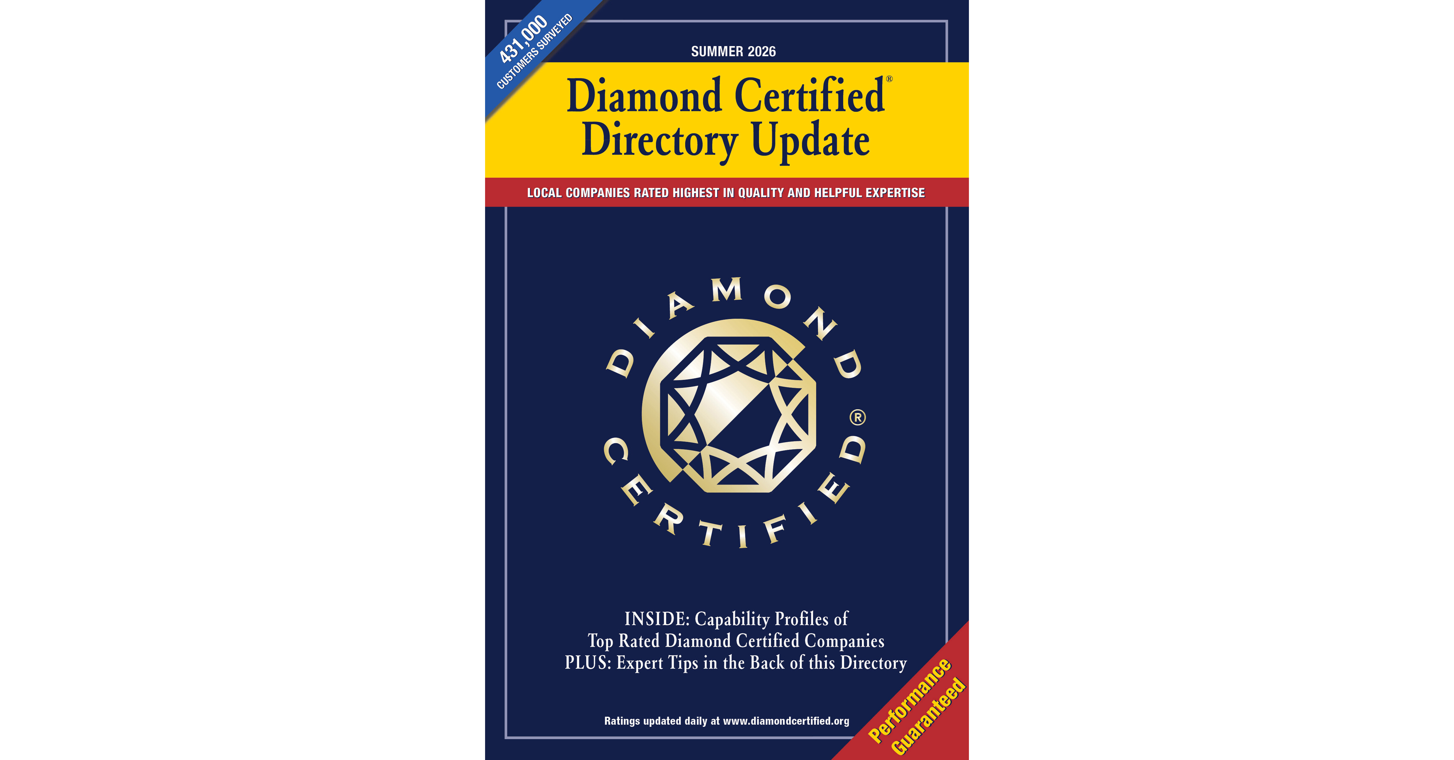 Online Distribution of the Summer 2026 Diamond Certified Directory Update Begins