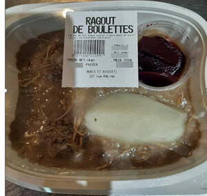 Mise en garde à la population - Présence non déclarée de blé, de soya et de sulfites dans divers mets préparés et vendus par l'entreprise Boris et Biscotti