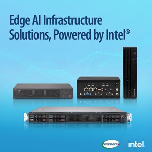 A Supermicro amplia seu portfólio de soluções de IA na borda com plataformas baseadas na tecnologia Intel, otimizadas para inferência de baixa latência e aplicações industriais.