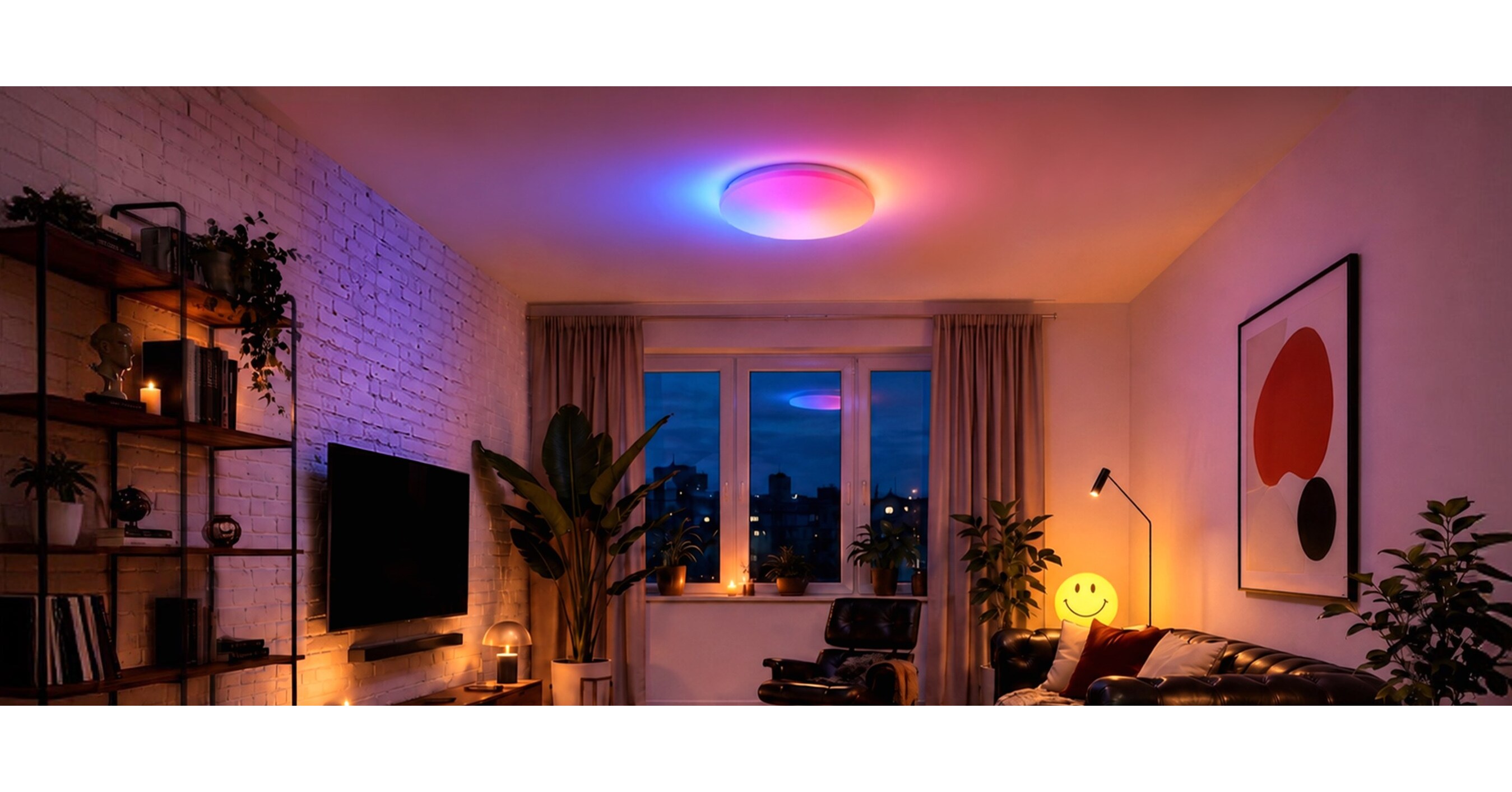 SwitchBot Expands Matter-Enabled Lighting Portfolio with RGBICWW Ceiling Light