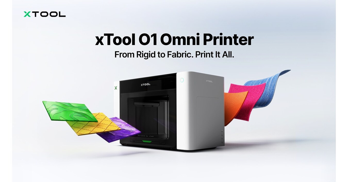 xTool Launches O1 Omni Printer: The World's First All-in-One Desktop Printer  for Virtually Any Material