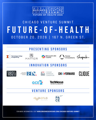 World Business Chicago | Chicago Venture Summit: Future of Healthcare 2026 Sponsors (as of June 25, 2026)