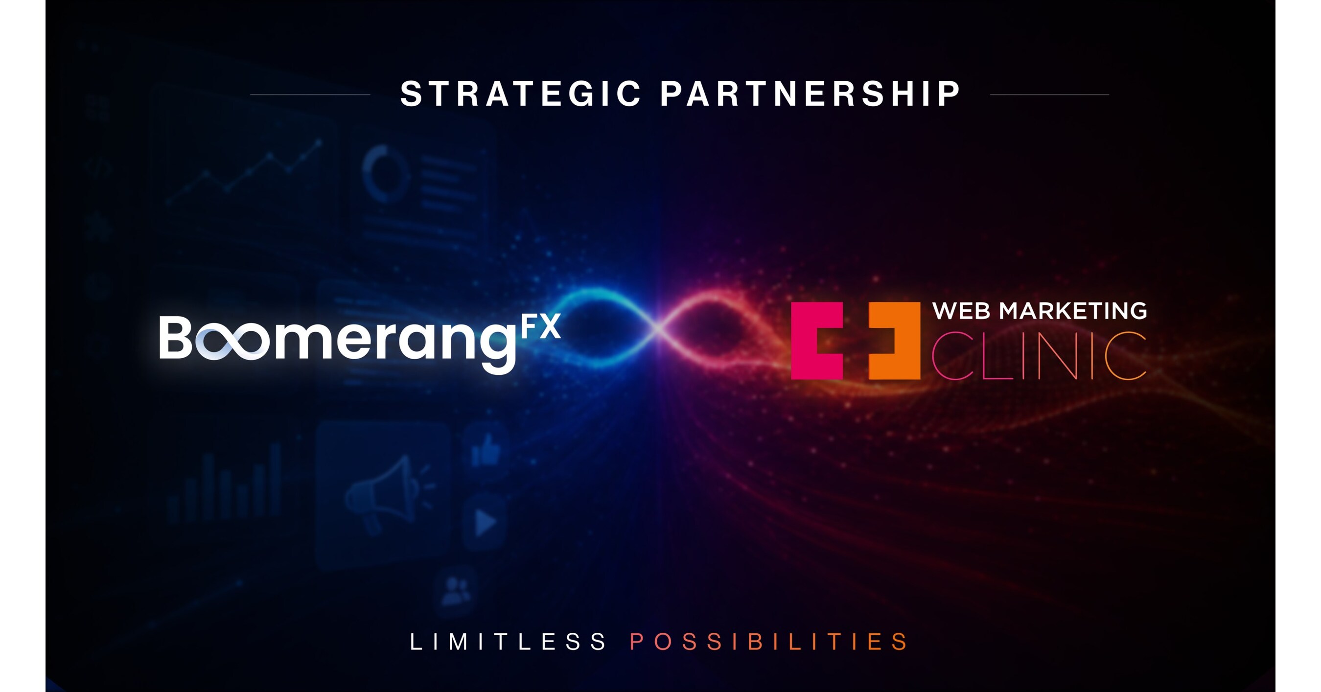 BoomerangFX anuncia una alianza estratégica con Web Marketing Clinic