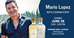 MARIO LOPEZ TO HOST BOTTLE SIGNING EVENT FOR CASA MÉXICO TEQUILA IN AMHERST, NY