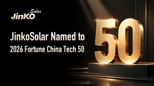 JinkoSolar Listed on 2026 Fortune China Technology 50