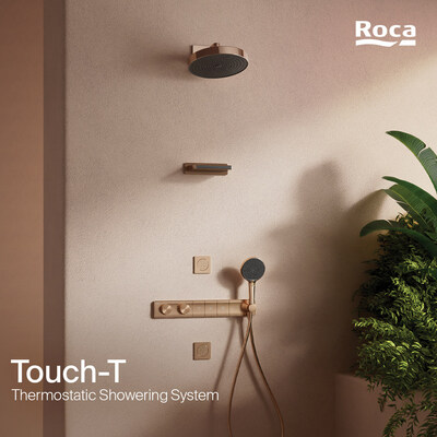 Roca Introduces Touch-T: A New Benchmark in Thermostatic Shower Systems