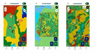 NordQuest permet de tracer les délimitations de son territoire, d’y ajouter des points de repère spécialisés pour la chasse, de générer jusqu’à 7 couches cartographiques détaillées pour une lecture intelligente du terrain, de visualiser le vent en direct sur la carte pour mieux planifier son approche… et bien plus encore. (Groupe CNW/Pulsar Informatique inc.)