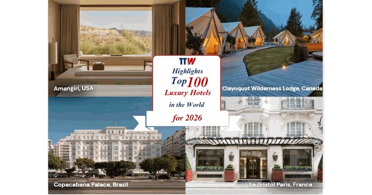TTW Highlights Top 100 Luxury Hotels in the World for 2026